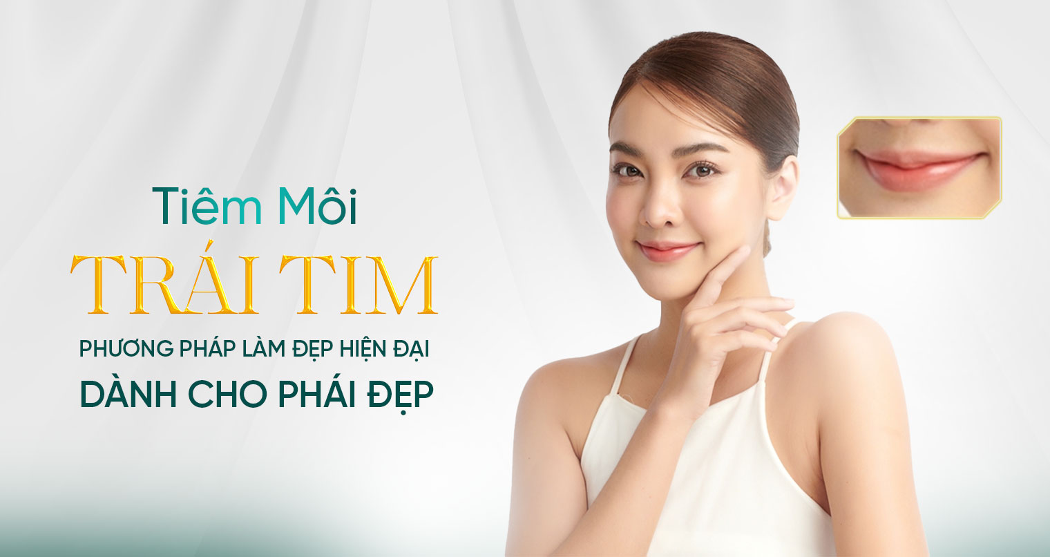 Tiêm môi trái tim là gì? Những dáng môi hot trend năm 2022