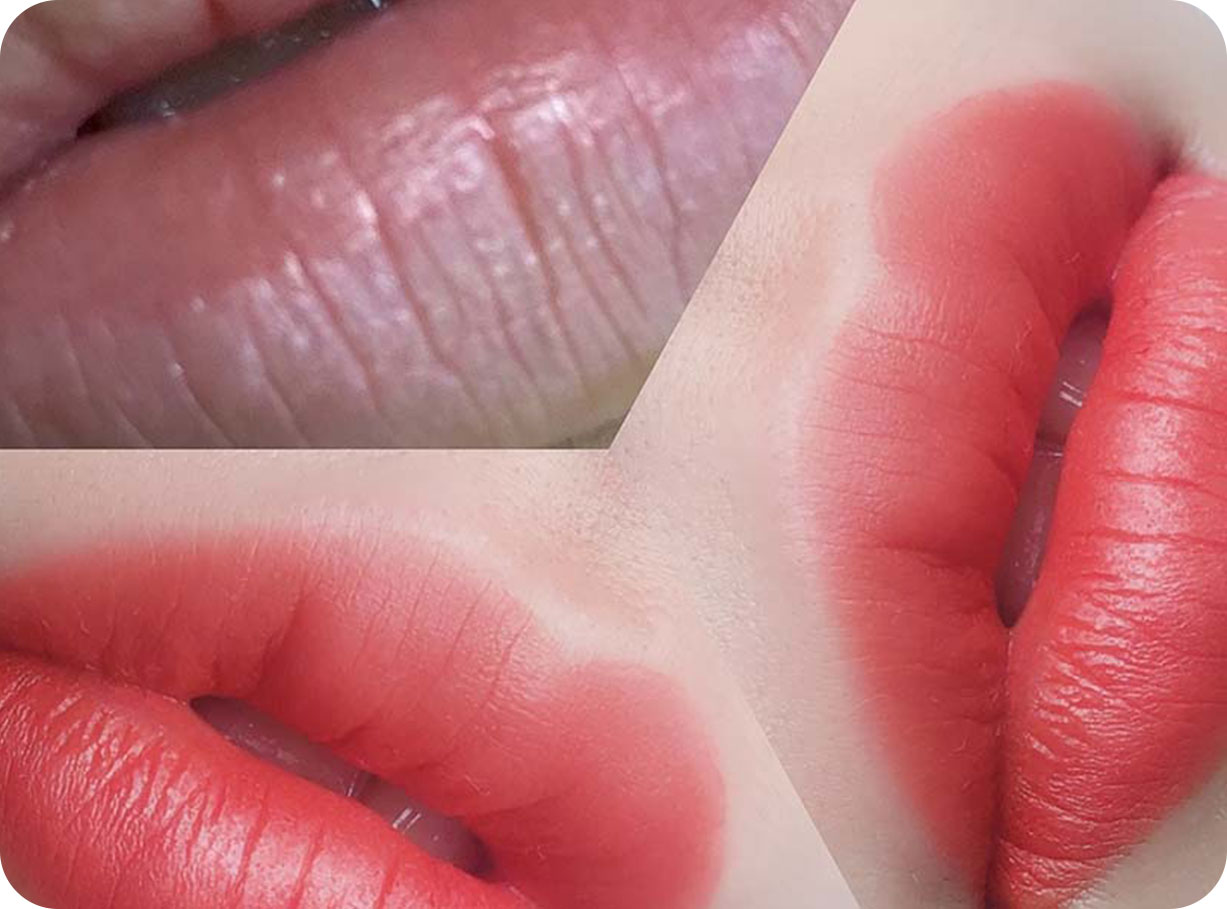 Cải thiện khuyết điểm sắc môi nhợt nhạt, sẫm màu, thâm môi, bổ sung collagen giúp môi căng mọng, đầy sức sống.